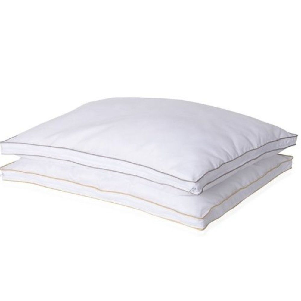 White Down Alternative Pillow COVERS Queen